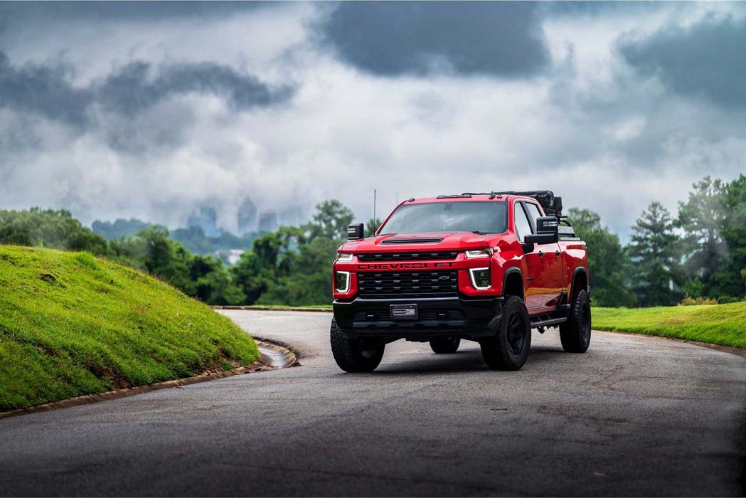 Morimoto XB Hybrid Headlights Pair For 2020-2024 Chevrolet Silverado HD