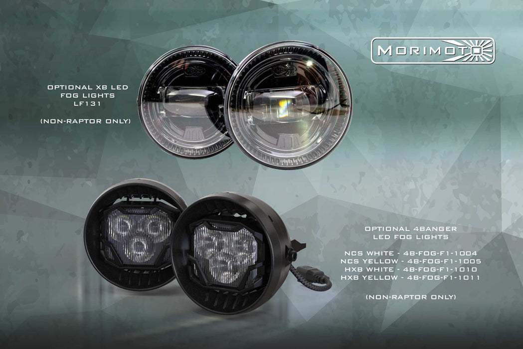 Morimoto XB Hybrid LED Headlights Pair For 2009-2014 Ford F150