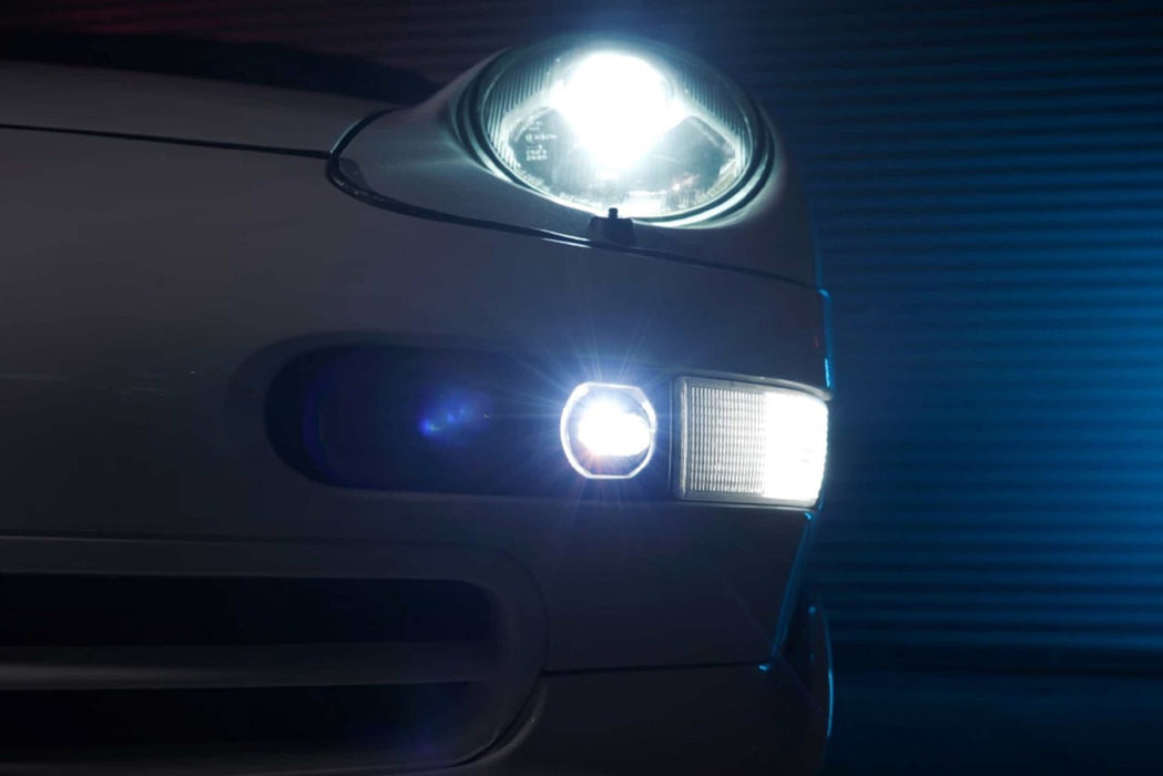 Morimoto Offroad XB LED Fog Lights Paintable Pair For Porsche 993