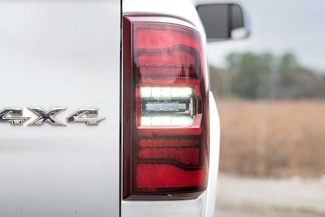 Morimoto XB LED Gen2 Tail Lights Red Pair For 2009-2018 Dodge Ram