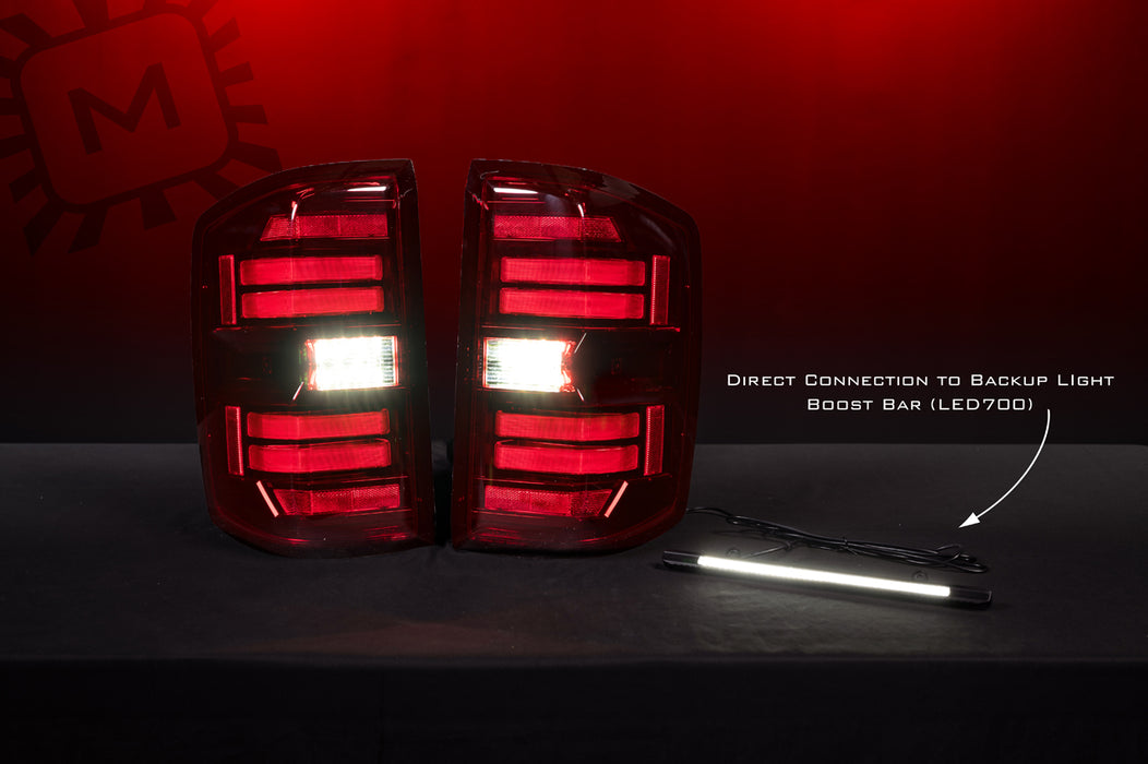Morimoto XB LED Gen2 Tail Lights Red Pair For 2014-2019 Chevy Silverado
