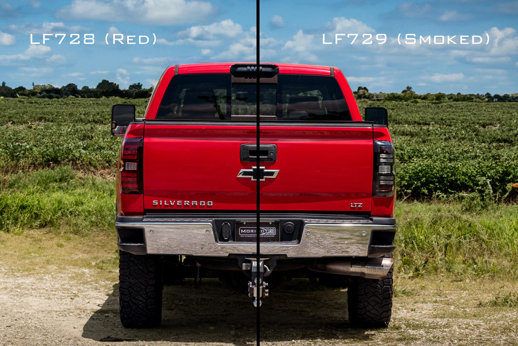 Morimoto XB LED Gen2 Tail Lights Smoked Pair For 2014-2019 Chevy Silverado