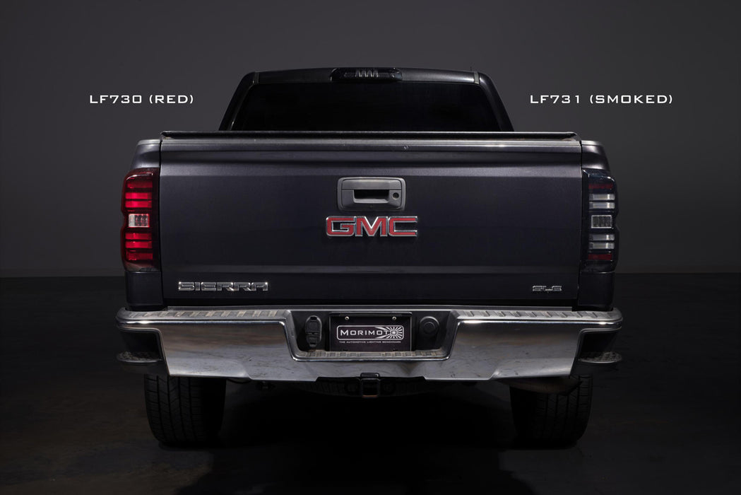 Morimoto XB LED Tail Lights Red Pair For 2014-2018 GMC Sierra