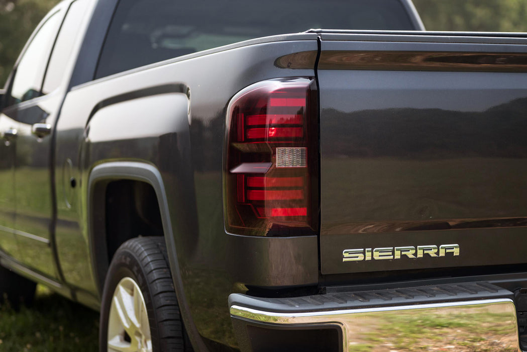 Morimoto XB LED Tail Lights Red Pair For 2014-2018 GMC Sierra