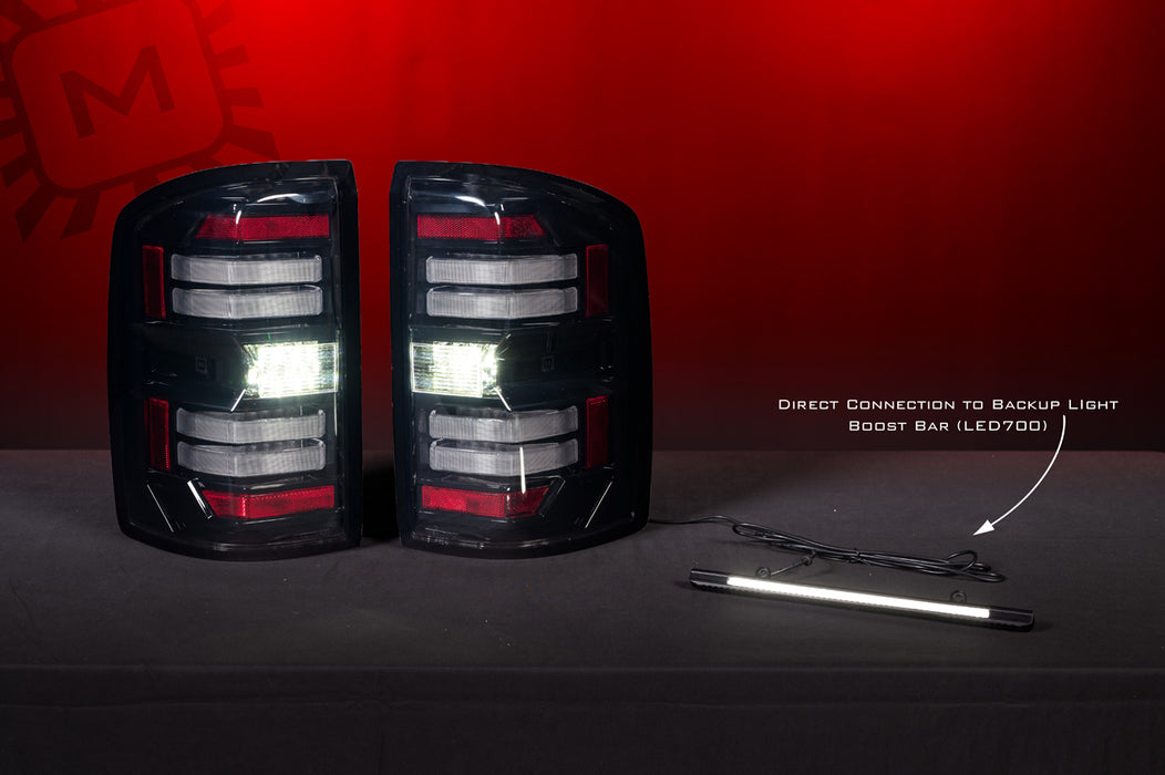 Morimoto XB LED Tail Lights Smoked Pair For 2014-2018 GMC Sierra