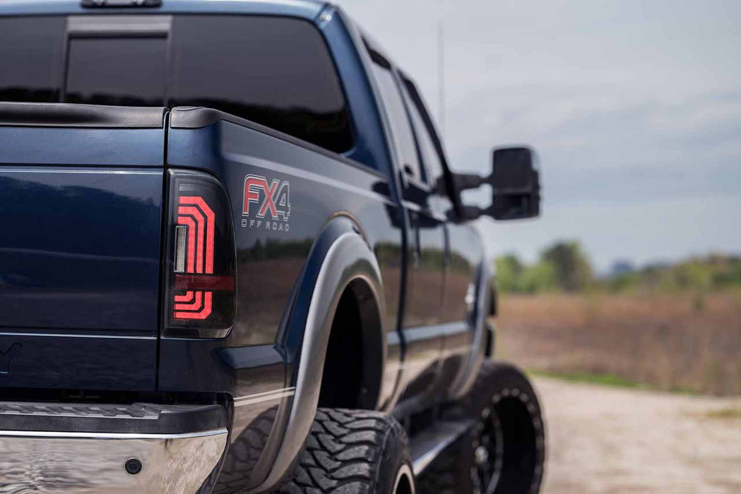 Morimoto XB LED Tail Lights Smoked Pair For 1999-2016 Ford Super Duty