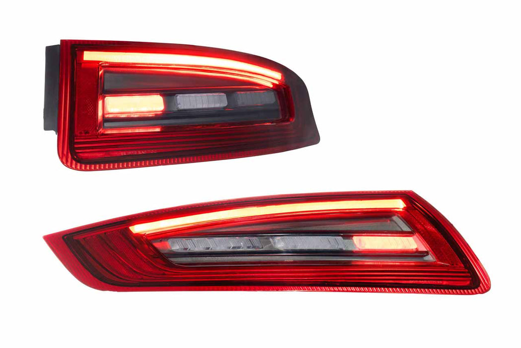 Morimoto XB LED Tail Lights Red Set For 2005-2008 Porsche 997.1