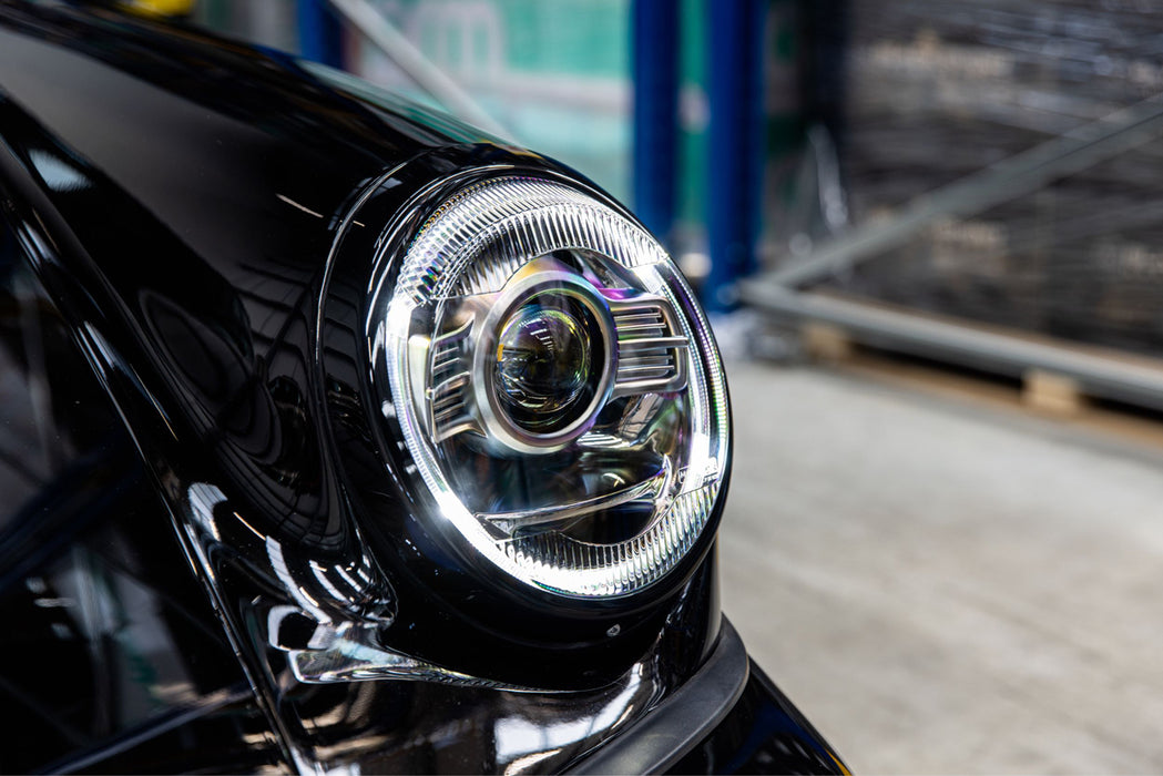 Morimoto XB LED Headlights Modern White Set For Porsche 964