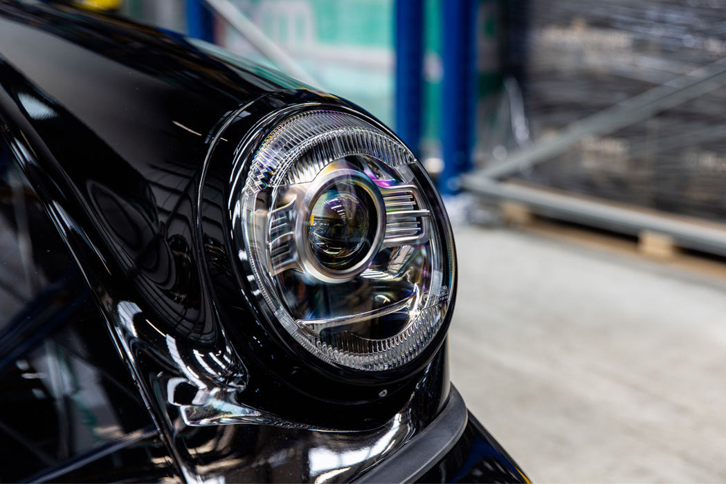 Morimoto XB LED Headlights Modern White Set For Porsche 964