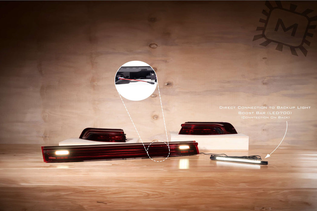 Morimoto XB LED Tail Lights Red For PORSCHE 993