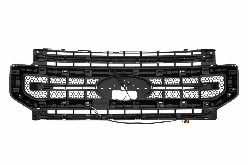 Morimoto XBG LED White DRL Grille Chrome For 2020-2022 Ford Super Duty