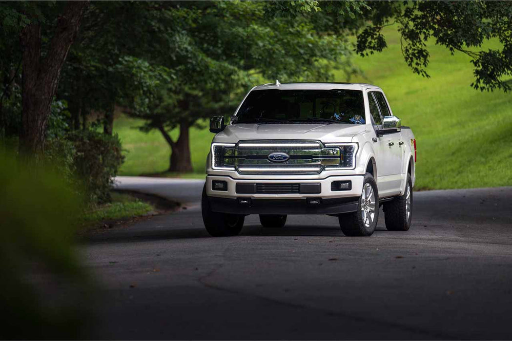 Morimoto XBG LED White DRL Grille Chrome For 2018-2020 Ford F150