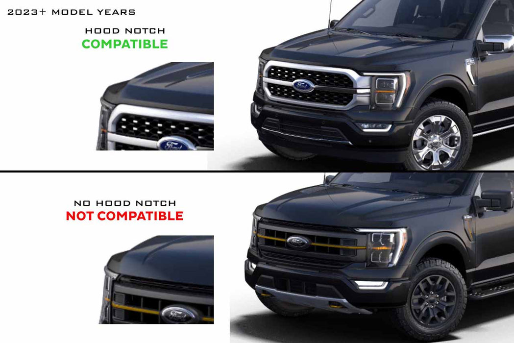 Morimoto XBG LED White DRL Grille Chrome For 2021-2023 Ford F150