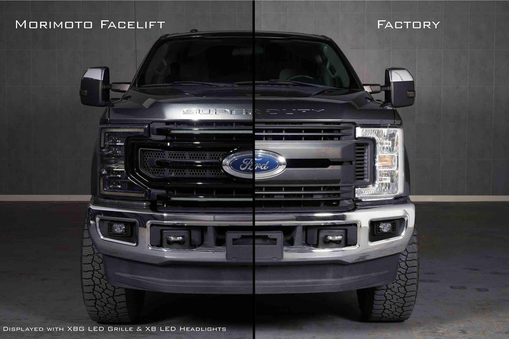 Morimoto XGB Front End Conversion (17-19 to 20-22) For 2017-2019 Ford Super Duty