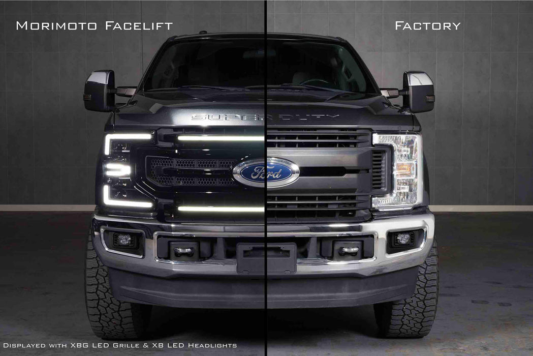 Morimoto XGB Front End Conversion (17-19 to 20-22) For 2017-2019 Ford Super Duty