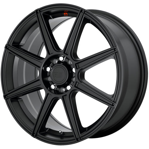 Motegi MR142 CS8 16x7 5x100/5x105 +40mm Satin Black Wheel Rim 16" Inch