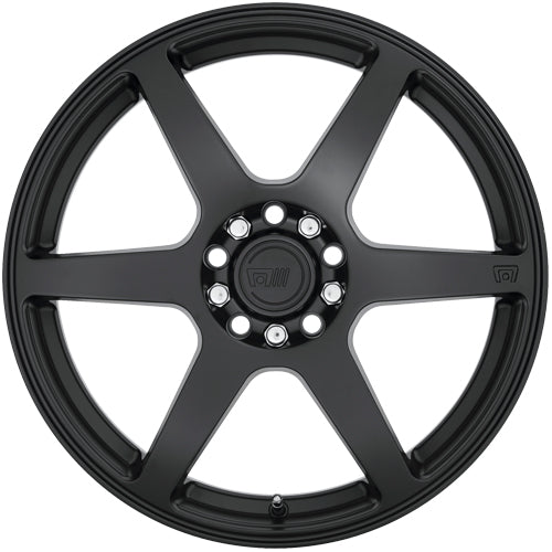 Motegi MR143 CS6 17x7 4x100/4x4.5" +40mm Satin Black Wheel Rim 17" Inch