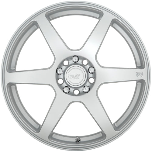 Motegi MR143 CS6 17x7 4x100/4x4.5" +40mm Silver Wheel Rim 17" Inch