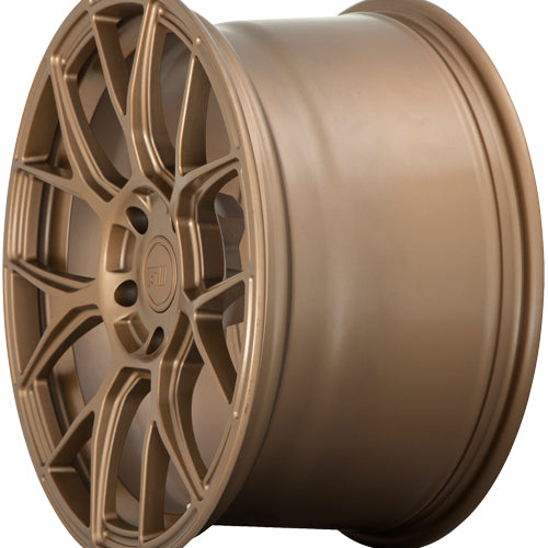 (Set of 4) Motegi MR147 CM7 18x8.5 5x120 +35mm Bronze Wheels Rims 18" Inch