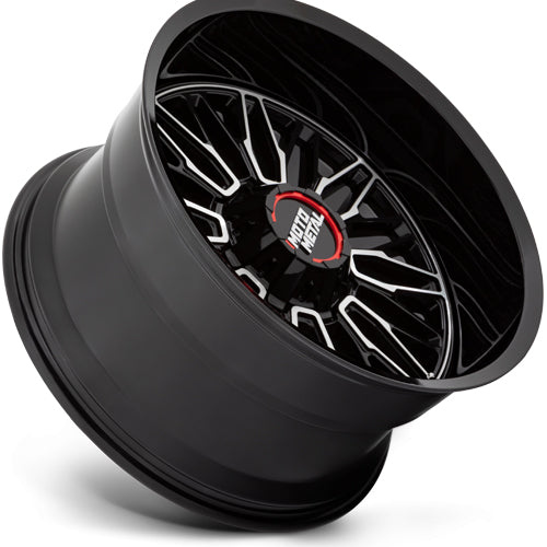 Moto Metal MO809 Stinger 20x10 6x135/6x5.5 -18 Black/Machined Wheel Rim 20 Inch