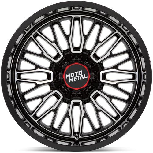 Moto Metal MO809 Stinger 20x10 8x170 -18mm Black/Machined Wheel Rim 20" Inch