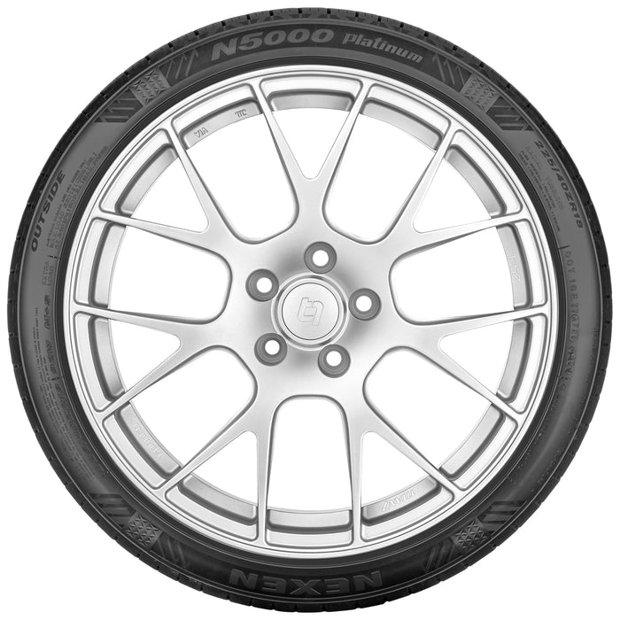 235/55R19 Nexen N5000 Platinum 105V XL Black Wall Tire