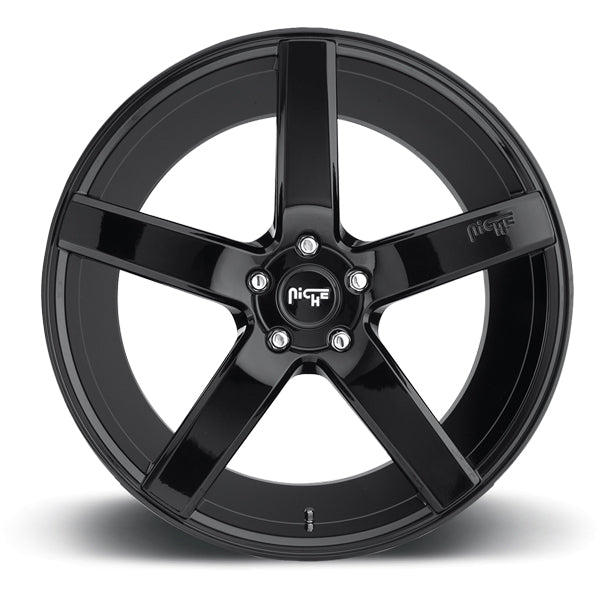 Niche M188 Milan 20x8.5 5x4.5" +35mm Gloss Black Wheel Rim 20" Inch