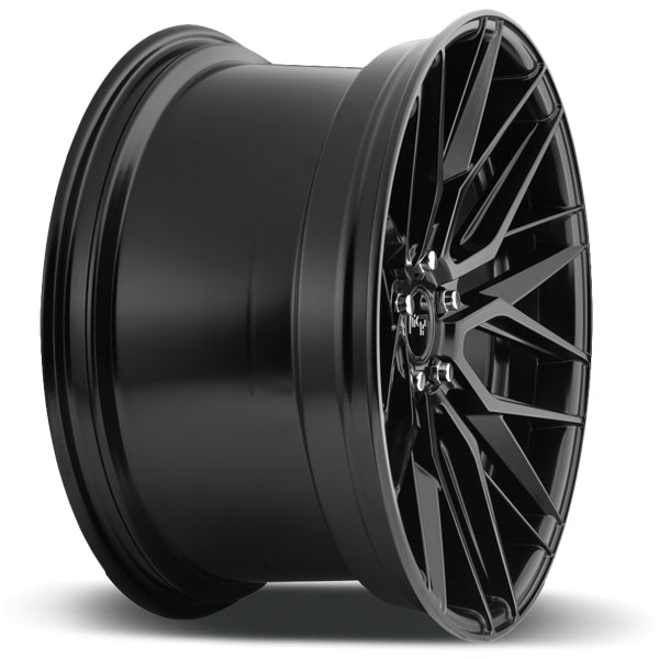 (Set of 4) Staggered-Niche M190 Gamma 20" 5x112 38mm Matte Black Wheels Rims