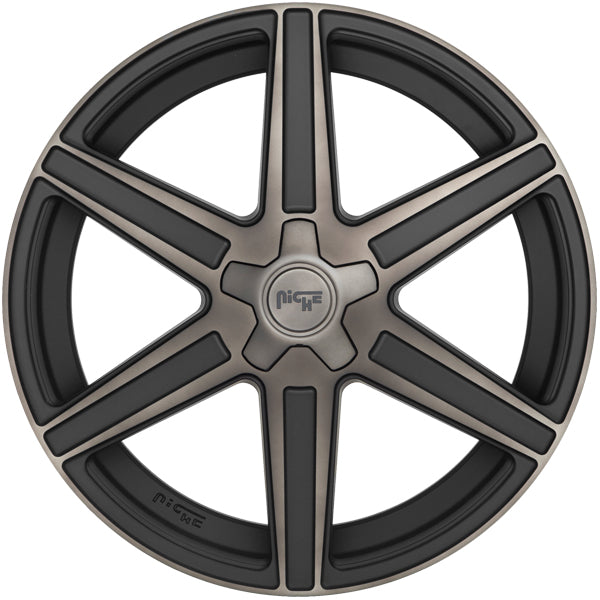 Niche M236 Carina 20x10.5 5x112 +40mm Black/Tint Wheel Rim 20" Inch