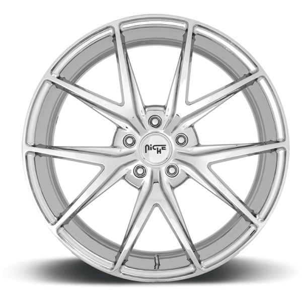 Niche M248 Misano 18x8 5x120 +40mm Chrome Wheel Rim 18" Inch