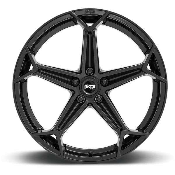 Niche M258 Arrow 20x10.5 5x4.5" +40mm Gloss Black Wheel Rim 20" Inch
