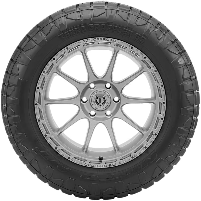 35x12.50R20LT Nitto Terra Grappler G3 121R LRE Black Wall Tire