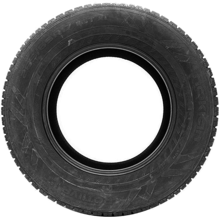 (QTY 2) 265/65R17 Nokian Rotiiva HT 116T XL Black Wall Tires