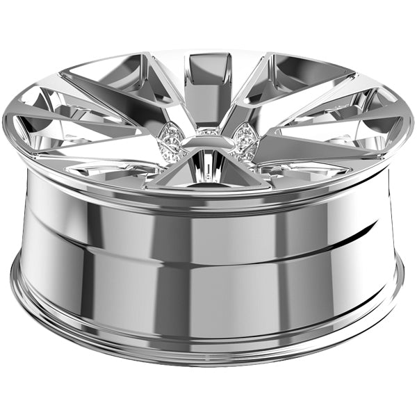(Set of 4) OE Revolution C-14 24x10 6x5.5" +30mm Nano Chrome Wheels Rims