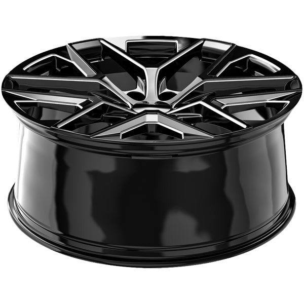 (Set of 4) OE Revolution C-39 26x10 6x5.5" +31mm Black/Milled Wheels Rims