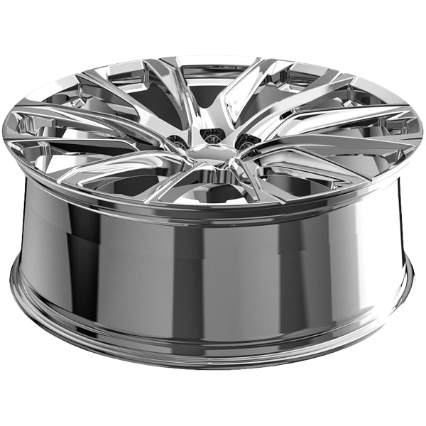 (Set of 4) OE Revolution CAD-34 26x10 6x5.5" +28mm Chrome Wheels Rims 26" Inch