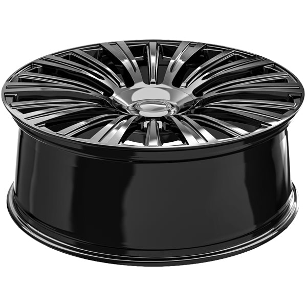 (Set of 4) Replica RS96 26x10 6x135/6x5.5" +28mm Gloss Black Wheels Rims
