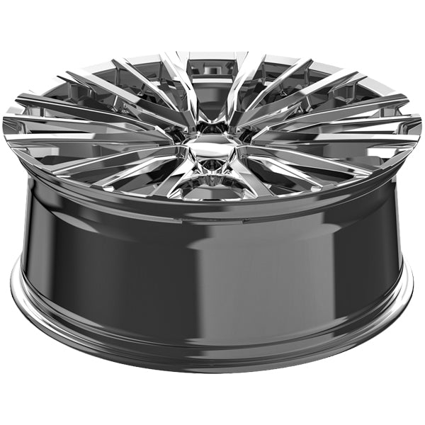 (Set of 4) OE Revolution CAD-36 26x10 6x5.5" +31mm Nano Chrome Wheels Rims