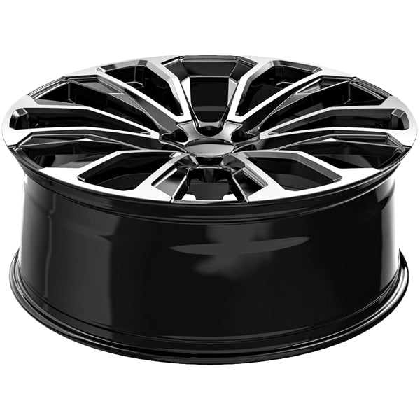 (Set of 4) OE Revolution G-31 26x10 6x5.5" +31mm Black/Machined Wheels Rims