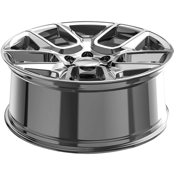 (Set of 4) OE Revolution R-16 24x10 6x5.5" +25mm Nano Chrome Wheels Rims