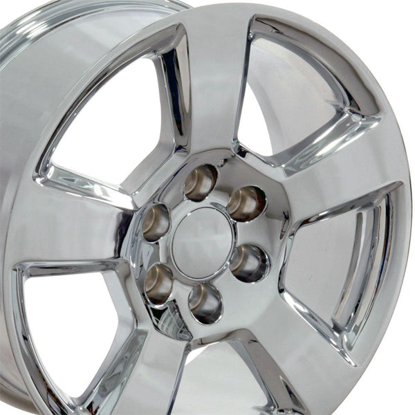 OE Wheels CV76 20x9 6x5.5" +27mm Chrome Wheel Rim 20" Inch