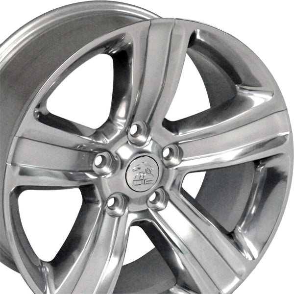 OE Wheels DG65 20x9 5x5.5" +19.05mm Polished Wheel Rim 20" Inch
