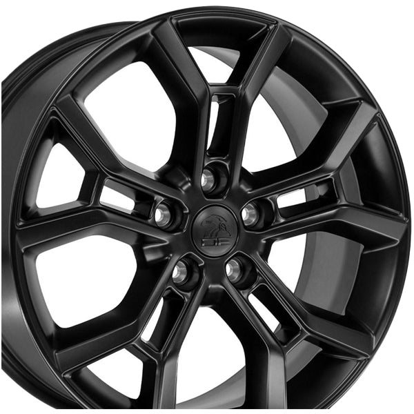 (Set of 4) OE Wheels JP29 20x8.5 5x5" +50mm Satin Black Wheels Rims 20" Inch