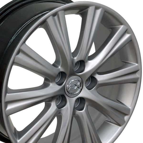 OE Wheels LX43 17x7 5x4.5" +45mm Hyper Silver Wheel Rim 17" Inch