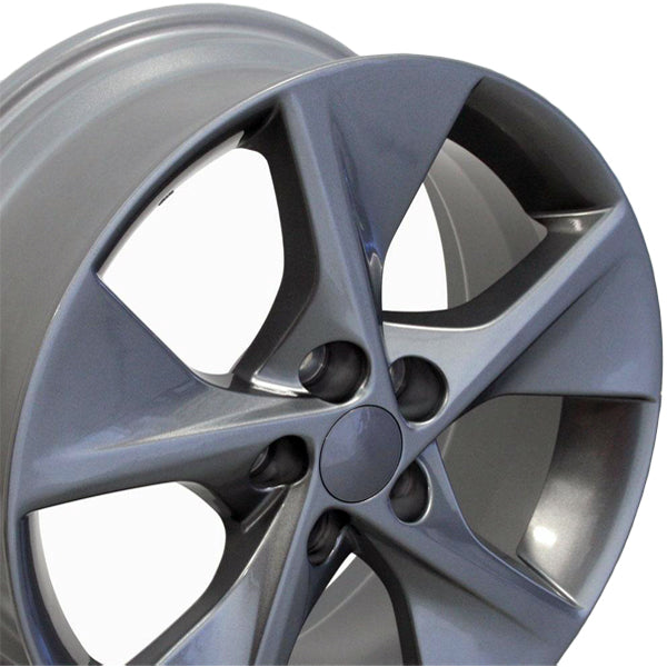 OE Wheels TY12 18x7.5 5x4.5" +45mm Gunmetal Wheel Rim 18" Inch