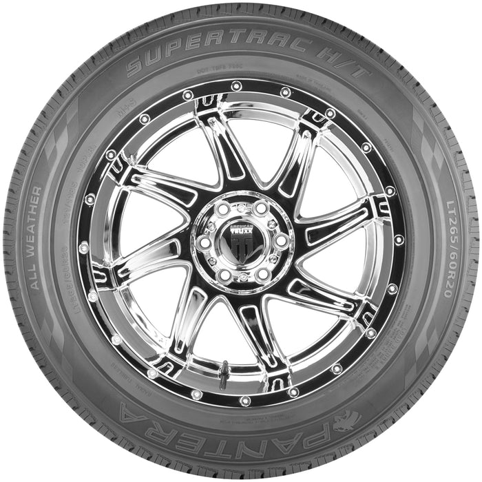 (QTY 2) LT275/70R18 Pantera Supertrac H/T 125/122S LRE Black Wall Tires
