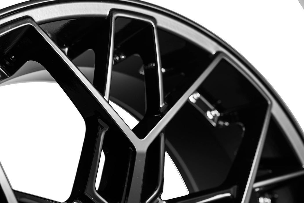 (Set of 4) Pinnacle P320 Koko 20x8.5 5x4.5" +35mm Gloss Black Wheels Rims