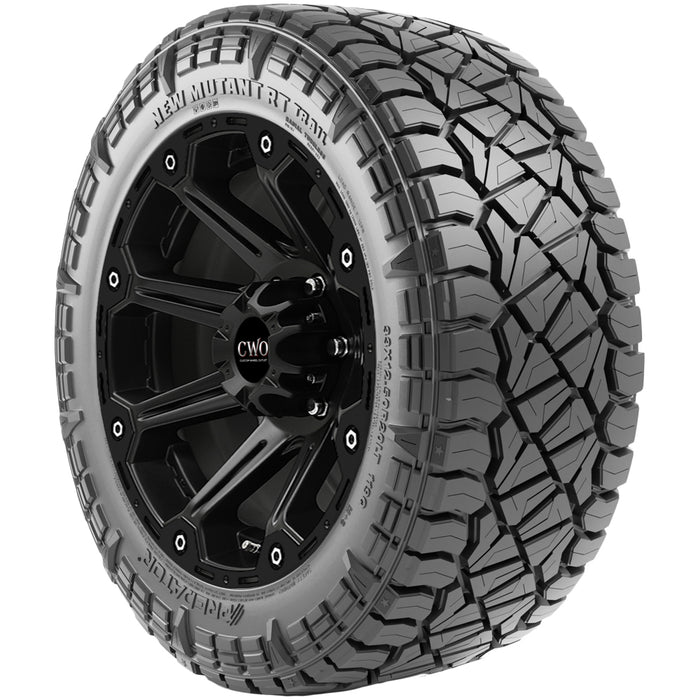 (QTY 5) 275/55R20 Predator New Mutant RT Trail 117T XL Black Wall Tires