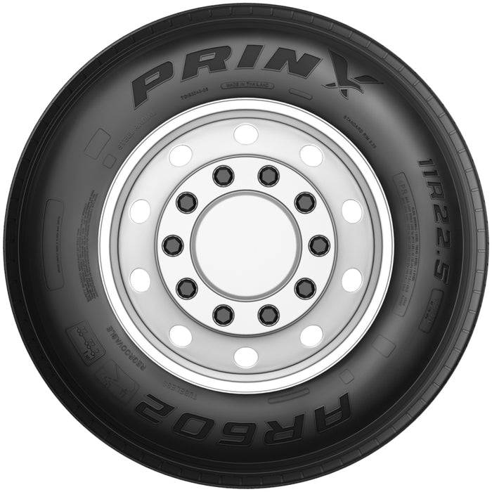 (QTY 4) 215/75R17.5 Prinx AR602 A/P 135/133L LRH Black Wall Tires