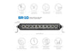 Pro Comp Single Row 10 Inch LED Light Bars EXP75110